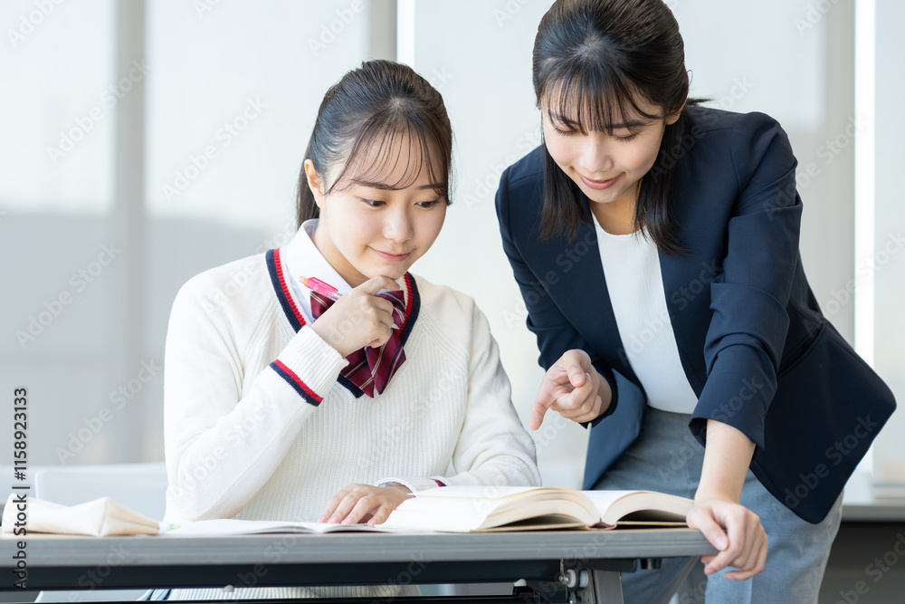 基礎文法を学ぶ様子